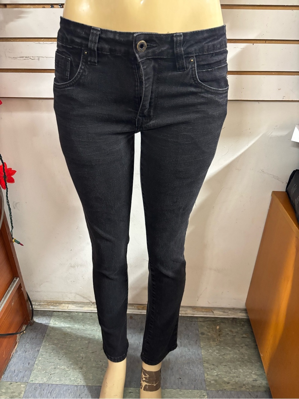 Kenneth Cole Black Skinny Stretch Jeans
